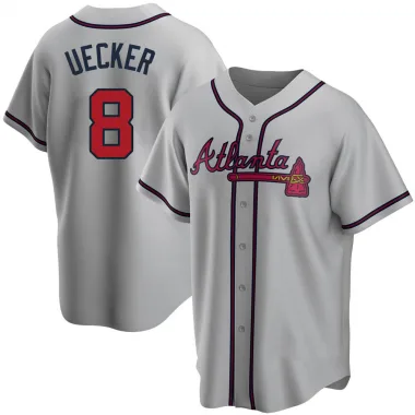 Bob Uecker Men's Atlanta Braves Throwback Jersey - Cream Authentic