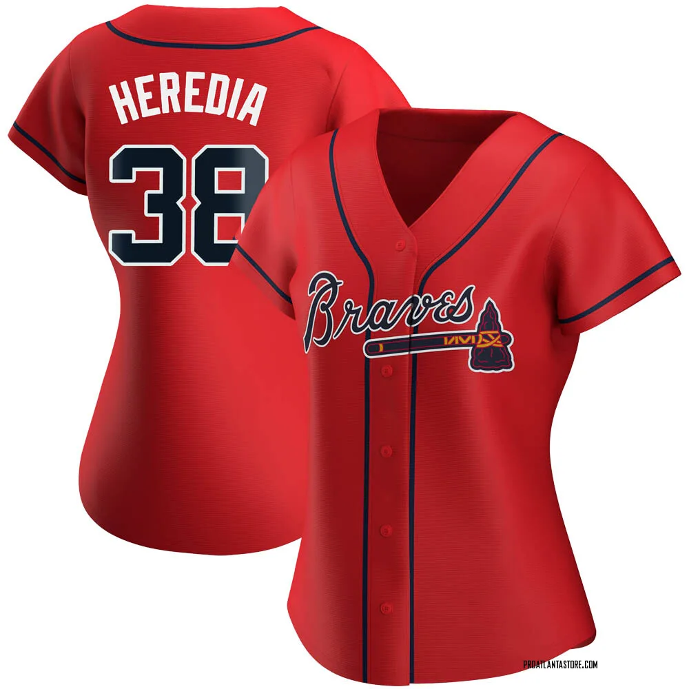Guillermo Heredia Atlanta Braves Alternate Navy Baseball Player Jersey —  Ecustomily